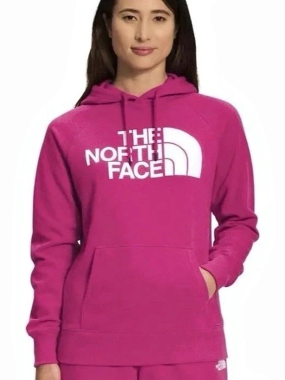 The North Face Women's Half Dome Pullover Hoodie Pink XL